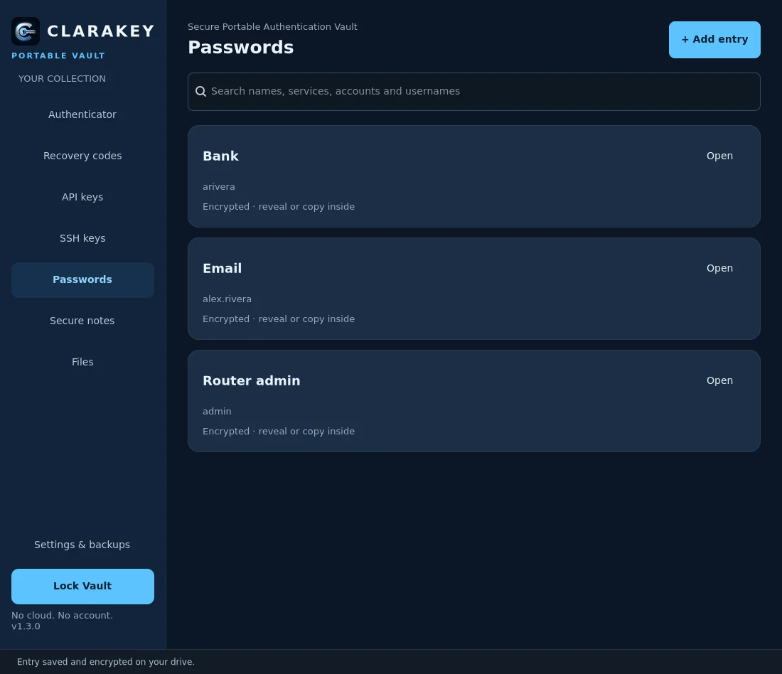 Passwords list